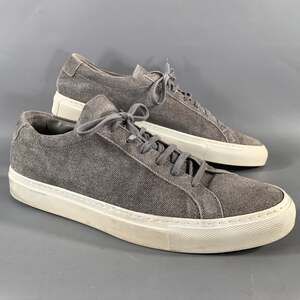 COMMON PROJECTS Size 11 Grey Lace Up Sneakers